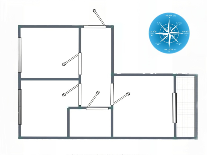 Przestronne mieszkanie w centrum Rzeszowa - 51 m2 - zdjęcie 1